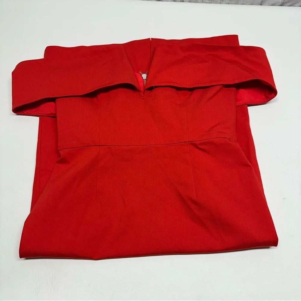 NWT N/NICHOLAS Strapless Red Dress size 8 - Picture 13 of 13